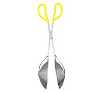 Pinza de de Acero, colador de Cuchara Perforada, Herramienta de para atrapar, Mango de Agarre Texturizado, Accesorio de Equipo de Pescador con sujeción Firme, Herramienta de Aterrizaje de