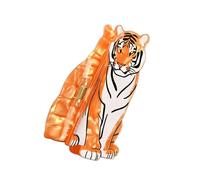 Pinza de decorativa de acrílico con patrón de animales para peinado diario, diseño de garra de resorte para rutinas de viaje y arreglo del cabello en hogar Clip de mandíbula acrílico patrón de