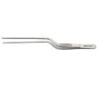 Arcos Pinzas para Emplatar 200mm en Acero Inoxidable. Utensilio de Cocina Profesional para Presentación de Platos. Gadget Chef. Color Plata