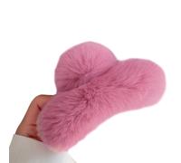 Pinza de felpa para el pelo, pinzas para el pelo, pinzas de plátano, mandíbula para niñas, garras de pelo peludas, pinza fuerte para mujeres