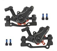 Pinza de freno de disco mecánica para bicicleta de montaña | Juego de frenos delanteros y traseros de aleación de aluminio | Montaje de 51 mm/74 mm | Compatibilidad F160-R140/F180-R160 (delantera +