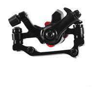 Pinza de freno de disco mecánica para bicicletas de montaña, construcción de metal, compatible con múltiples tipos de bicicletas (trasera)