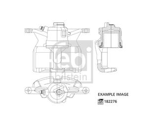 Pinza de freno FEBI BILSTEIN 182276, delante derecha