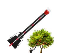 Pinza de fruta - Herramienta para árbol de caña de recolección de fruta, recogedor de frutas ajustable | Recolector de de 13 pies con embudo recolector, práctica herramienta para recoger