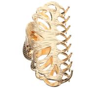 Pinza de Garra para Cabello Grueso, Diseño Hueco de Aleación Dorada | Accesorio Elegante y Versátil, para Mujer y Adolescentes, Estilo Moderno, Resistente la Deformación
