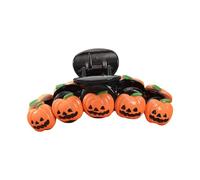 Pinza De Garra Para Cabello Grueso Halloween | Calabaza/Del Diablo Gótico Antideslizante Horquillas Para Cabello - Pinza De Cabello Para Cabello Largo Y Grueso, Clips De Garras De Sq