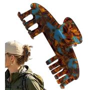 Pinza de Garra para Mujer - Agarre Fuerte Antideslizante Accesorio De - Pinza De Garra Grande Para Mujer Estilo Trucker - Para Amigas Chicas Novia Viajes Desplazamientos Escuela Playa Senderismo