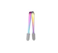 Pinza de Hielo Pinza for alimentos de acero inoxidable 304, pinzas for hielo Color con cabeza silicona, cubo azúcar, bola, herramienta barra gruesa(Colorful,With silicone)
