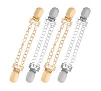 Pinza de jersey vintage 4 Uds Retro Clips for suéter cárdigan chal Collar cierre cintura Clip vestido accesorio mujer ropa accesorios for