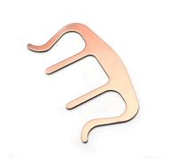 Pinza de metal para partituras - 12 x 6 x 1 cm soporte lateral, clips de marcadores laterales, organizador de teclado de piano | Clip de contador, accesorios de partituras, para soporte, libros