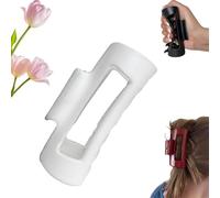 Pinza de nube, horquilla de nube, pinza acogedora, pinzas medianas suaves de 4.2 pulgadas, pinzas de garra flexibles e inquebrantables, fuerte sujeción antideslizante para cabello grueso o fino