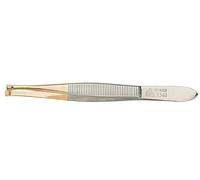 Pinza De Oro Recta 9cm Niquelada Erbe Solingen Becker-Manicure Alemania