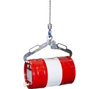 Pinza de pantógrafo eurokraft pro, para bidones de acero de 60 l con tapón tumbados