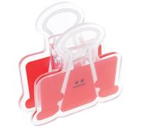 Pinza de papel acrílico de ojo grande de dibujos animados, clip acrílico colorido para fotos, recibos, bolsas de alimentos, tablero de dibujo, clip de archivo