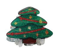 Pinza de pelo ajustable de Navidad, acrílica, duradera, decoración festiva para el hogar y la oficina