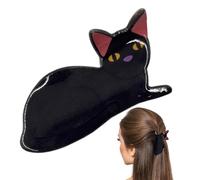 Pinza de pelo antideslizante con forma de gato, pinza de pelo de gato, pinza de aire de agarre fuerte, clips de mandíbula de aire en forma de animal, elegantes accesorios de garras para niñas