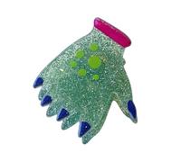 Pinza de pelo antideslizante para Halloween para mujeres y niñas, diseño de gato negro o murciélago, pinza lateral para decoración de pelo de fiesta