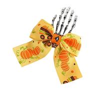 Pinza de pelo con forma de calavera para Halloween, coleta de caballo para mujer, pinza para el pelo femenina, pinza para el pelo para carnaval, fiesta