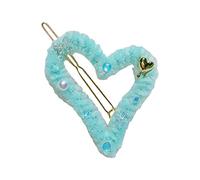 Pinza de pelo con forma de corazón de primavera para mujer, para tomar fotos, viajes, antideslizante, pinza para el pelo para mujer, pinza para el pelo fino/grueso, para mujer, pelo grueso, felpa