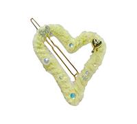 Pinza de pelo con forma de corazón de primavera para mujer, para tomar fotos, viajes, antideslizante, pinza para el pelo para mujer, pinza para el pelo fino/grueso, para mujer, pelo grueso, felpa