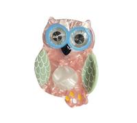 Pinza de pelo con temática de dibujos animados para adolescentes y mujeres, pinza de búho, pinza para el cabello, herramienta de peinado femenino, soporte para cola de caballo