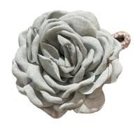 Pinza de pelo coreana realista con diseño de rosa y pico de pato, pasador lateral antideslizante para peinar el cabello