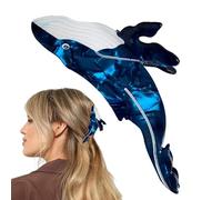 Pinza de pelo de ballena, pinza de garra, pasador de fibra de acetato, cierre pequeño para niñas, dos cierres de aleta para mujer que mantienen tu cabello en su lugar de forma segura, lo que hace que