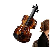 Pinza De Pelo De Garra Pasador Artístico Con Forma De Violín Y Sujeción