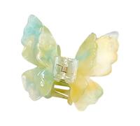 Pinza de pelo de mariposa de doble capa a la moda, elegante horquilla que mejora tu aspecto, adecuada para múltiples ocasiones, accesorios de pelo acrílico de doble capa
