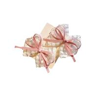 Pinza de pelo de moda con lazo de balletcore elegante horquilla plana de encaje para racimos de Halloween horquillas accesorios