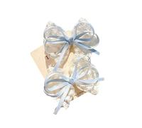 Pinza de pelo de moda con lazo de balletcore elegante horquilla plana de encaje para racimos de Halloween horquillas accesorios