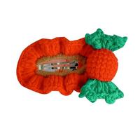 Pinza de pelo de Navidad, elegante horquilla de ganchillo colorida para niños, perfecta para trajes de vacaciones, regalo de ganchillo para niños, accesorio de Navidad