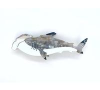 Pinza de pelo de tiburón martillo, divertida pinza de acetato con forma de criatura martillo, bonitos accesorios para el cabello de acetato, nuevos pasadores de garra grande para mujer (tiburón