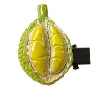 Pinza de pelo Durian de simulación para niños, estudiantes, uso diario, herramienta de peinado de resina, bonita forma para decoración del cabello
