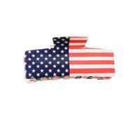 Pinza de pelo para coleta para niñas, creativas banderas americanas, pinza para el pelo, pinza para el pelo casual, clip para el pelo para niñas, organizador de pelo fino para mujer, organizador de