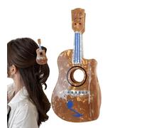Pinza De Pelo Para Guitarra, Pinzas Para El Cabello | Clips De Mandíbula Para El Pelo De La Guitarra Del Festival De Música - Pasadores De Moda De Fuerte Tenencia, Moñones, Trenzas, Cola De Caballo,