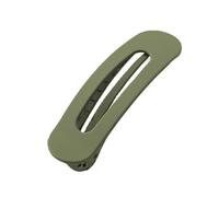 Pinza de pelo plana de color esmerilado simple mate para mujer, horquilla para peinado, pinza de pico de pato para flequillo lateral y uso diario