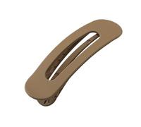 Pinza de pelo plana de color esmerilado simple mate para mujer, horquilla para peinado, pinza de pico de pato para flequillo lateral y uso diario