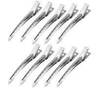 Pinza de Pelo Plateada 24 piezas 3,5 Pulgadas de Pinza de Pelo de Duckbill de Metal Pinza de Cocodrilo de Pelo Clips de Riza Clips de Seccionamiento para el cabello Accesorios de bricolaje