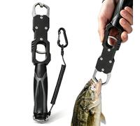 Pinza de pescado 2 en 1, aleación de aluminio con báscula, dispositivo de pesaje de 60 libras