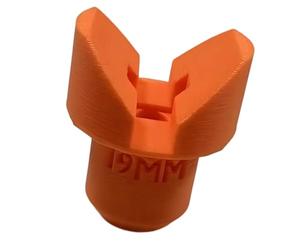 Pinza de pieza de trabajo moldeada, clavija en forma de V, accesorio único para mesas de trabajo perforadas y diseño de taller, uso de abrazadera de clavija en V, herramienta de mesa perforada