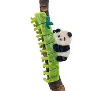 Pinza de pinza para el pelo de panda de acetato ácido, pasadores de dibujos animados, clip de resorte grande para adolescentes, herramienta estética para coleta de caballo, agarre de acetato para el