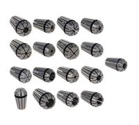 Pinza de resorte ER16, rango de sujeción de 1-9,5 mm, soporte de herramientas de fresado CNC y torno, alta rigidez con cono de 16°, para máquinas de grabado y husillo (ER16-7 mm)