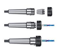 Pinza de resorte ER25 de 3-16mm con llave de tuerca ER tipo UM y soporte de torno cónico Morse MTB2/MTB3/MTB4/MTA2/MTA3/MTA4, 1 Juego (Size : 11PCS MTB4 set)