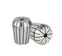 Pinza de Resorte Juego de pinzas resorte ER32 alta precisión 0,008 mm for máquina grabado CNC, torno y fresadora, 1-26, 1/2, 1/4 1/8(Silver 0.008mm,ER32(21-26)6PCS)