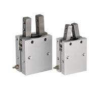 Pinza de Robot de acción simple/doble, diámetro de 25mm, MHC2-25D/S, abrazaderas de aluminio de estilo Angular, cilindro neumático, 1 Uds.(MHC2-25D)