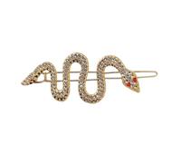 Pinza de serpiente con diamantes de imitación brillantes para mejorar los estilos, accesorio de modelado popular, herramienta para el cabello