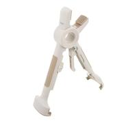 Pinza de Silicona Antiescaldaduras para Cocina, Abrazadera Ajustable | Silicona y Plástico, Mango Curvado Ergonómico, Apertura Amplia, Beige, para Vapor y Horno
