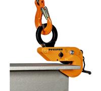 Pfeifer Pinza de suspensión modelo M, para uso en horizontal, área de agarre 0 - 25 mm, carga máx. 500 kg