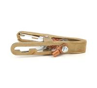Pinza de tierra galvanizada Abrazadera de toma tierra for soldadura eléctrica, 260A/300A/500A, latón en forma A, cobre(500A)
